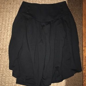 Black high waisted skirt